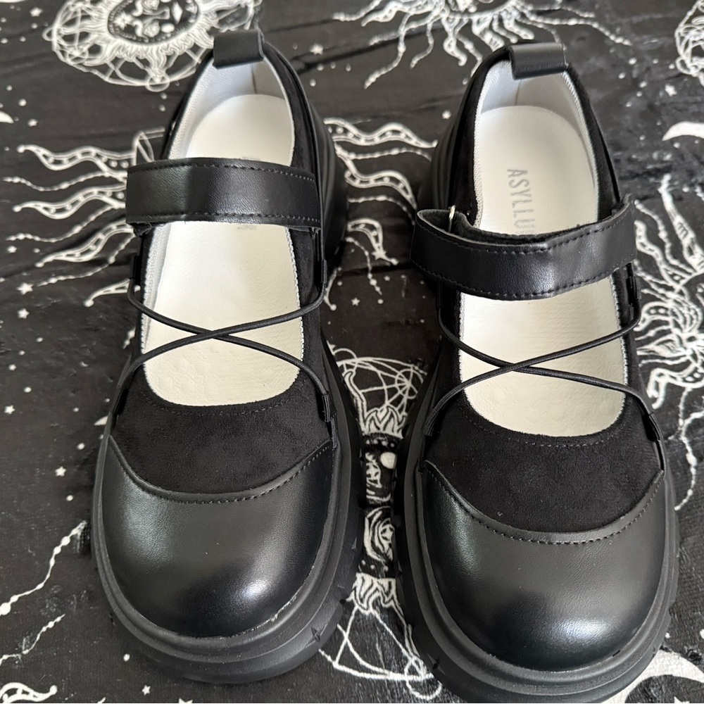 Asyllum Avery Mary Jane Ballet Sneakers - Size 38 or 7